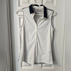 FORAY GOLF Core 3.0 Houndstooth Golf Casual Polo Top